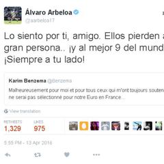 Arbeloa defiende a Benzema: "Pierden al mejor '9' del mundo"