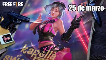 Free Fire: códigos de recompensa gratis hoy, 25 de marzo de 2021