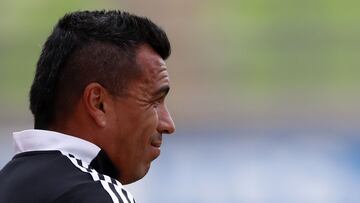 Futbol, Santiago Wanderers vs Colo Colo.
Fecha 28, campeonato Nacional 2020.
El jugador de Colo Colo Esteban Paredes es fotografiado durante el partido de primera division contra Santiago Wanderers disputado en el estadio Elias Figueroa de Valparaiso, Chile.
06/01/2021
Andres Pina/Photosport
Football, Santiago Wanderers vs Colo Colo.
28th date, 2020 National Championship.
Colo Colo's player Esteban Paredes is pictured during the first division match against Santiago Wanderers held at the Monumental stadium in Valparaiso, Chile.
06/01/2021
Andres Pina/Photosport