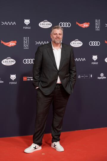 El actor Raúl Cimas en la gala de los Premios Feroz.