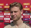 De Jong: "¿De Ligt a la Liga? No voy a interferir, es su decisión"