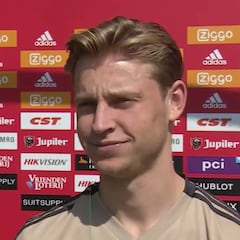 De Jong: "¿De Ligt a la Liga? No voy a interferir, es su decisión"