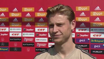 De Jong: "¿De Ligt a la Liga? No voy a interferir, es su decisión"