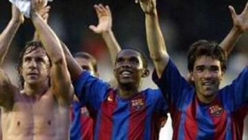 <B>NO ESTARÁ SOLOS.</B> La afición del Barcelona se desplazará de forma masiva a Valencia para celebrar el título con sus jugadores.