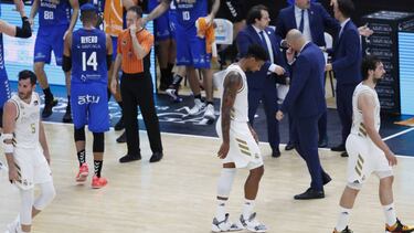 20/06/20 LIGA ENDESA ACB FASE FINAL VALENCIA CORONAVIRUS COVID-19 JORNADA 2 GRUPO B SAN PABLO BURGOS REAL MADRID RUDY FERNANDEZ MICKEY SERGIO LLULL TRISTEZA