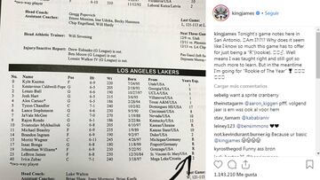 Cachondeo con el 'Rookie del Año' entre LeBron y Simmons