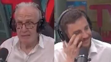 Carcuro emociona a Fouillioux en vivo: “Con tu papá fuimos rivales televisivos, pero hicimos juntos...”