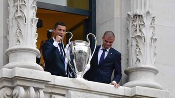 La Federación Portuguesa de Fútbol elogia a Cristiano y Pepe