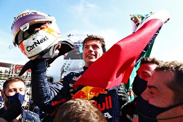 Verstappen, ganador de la carrera.