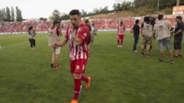 Tristeza de los jugadores del Girona.