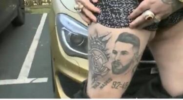 Madrid fan Sergio Ramos tattoo ends up looking like Messi