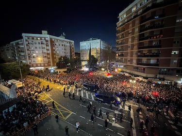 Histórico recibimiento al Valencia antes de la semifinal