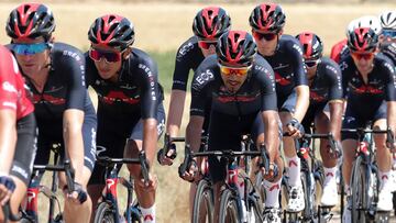 Egan Bernal y Daniel Martínez en la Vuelta a Burgos