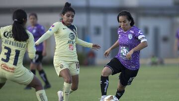 Sigue en vivo las acciones de América– Pachuca de la ida de las semifinales de la Liga MX Femenil este viernes 30 de noviembre a las 15:00 horas.