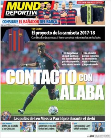 Portadas de la prensa mundial