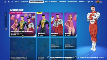 Fortnite recibe nuevas skins de Omni-Man, Invencible y Atom Eve de la serie de Prime Video
