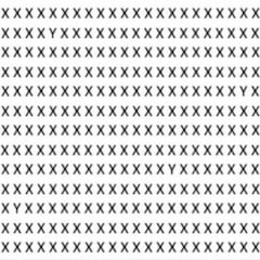 Encuentra las cinco Y entre las X en 10 segundos: el acertijo visual que es furor en redes