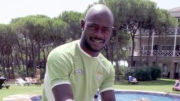 <b>SE VA. </b>Emaná, que tendrá que dejar el club, en un entrenamiento.