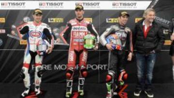 Los tres mejores de la Superpole.