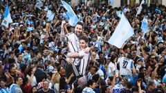 Locura en Buenos Aires por el t¨ªtulo de Argentina