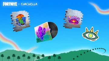 fortnite coachella 2023 evento nuevas skins isla creativa misiones premios gratis