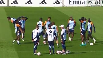 Vinicius and Bellingham’s epic celebration after English star nutmegs Militao