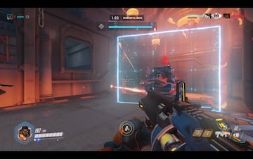 El ¨¢rea de la habilidad definitiva de Baptiste, Matriz Amplificadora / Captura: MeriStation (Overwatch)