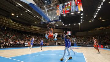 Trey Thompkins tiene complicado jugar ante el Real Madrid.