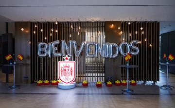 El hotel Der Oschberghof es el campamento base de la selección española. 