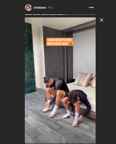 Cristiano y Georgina felicitan a su hijo mayor por sus 10 a?os... ?y atentos al regalo!