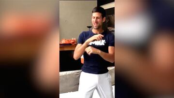 Djokovic y su baile que enloquece a las redes