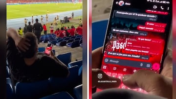 La pillada de las pilladas: un hombre se hace viral tras lo sucedido con su pareja en un estadio