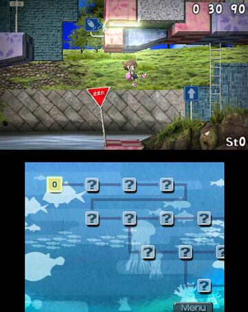 Captura de pantalla - Sayonara Umihara Kawase (3DS)