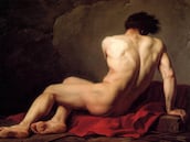 Desnudo masculino de Patrocolo, de Jacques-Louis David (1780).