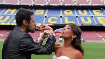 Se celebra la primera boda en el Camp Nou