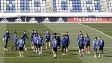 El Real Madrid prepara el partido contra el Espanyol