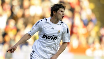 Huntelaar, con el Real Madrid.
