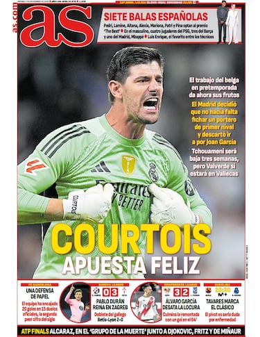 Las portadas de AS de noviembre