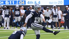 Brandon Aubrey leaves preseason game for birth of his first child - when will the Cowboys kicker return to practice?