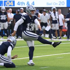 Brandon Aubrey leaves preseason game for birth of his first child - when will the Cowboys kicker return to practice?