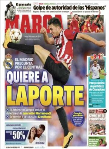 Portadas de la prensa deportiva