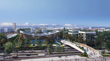 Mientras tanto, en el segundo grupo se incluirían infraestructuras como el Estadio Olímpico Acuático donde se realizarán las competiciones de las disciplinas de natación artística, saltos y waterpolo o la sede de Escalada Deportiva. Respecto al Estadio Olímpico Acuático, este se convertirá en la sede del siguiente Campeonato de Europa de Natación fijado para el año 2026.