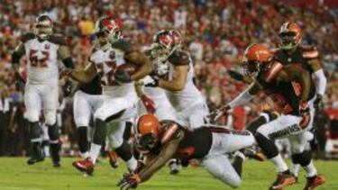 Doug Martin, running back de Tampa Bay Buccaneers, ha mostrado un buen nivel a lo largo de la pretemporada.