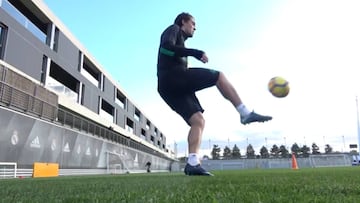 Kovacic ya toca balón en la última práctica del Madrid