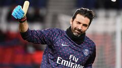 Gianluigi Buffon, con su &uacute;ltimo equipo, el PSG. 