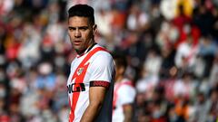 Falcao, en un partido con el Rayo.