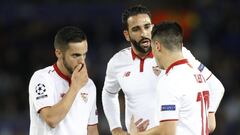 Rami, junto a Sarabia y Nasri.