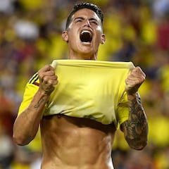 James anota su primer gol con la Selección Colombia en 2018