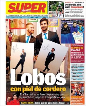 Portadas de la prensa mundial