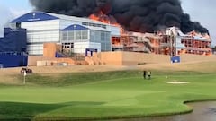 Incendio en Marco Simone cuatro días después de la Ryder Cup